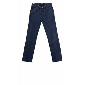 Hudson Womens Pageant Blue Denim Nico Mid Rise Straight Ankle Jeans Size‎ 25